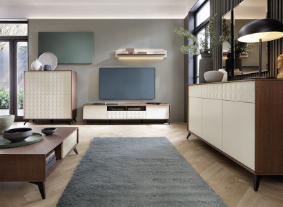 Modern living room wall unit set, sideboard, TV stand, living room table, living room walls